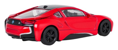 Autko Metalowe 1:43 BMW i8 Czerwone RASTAR