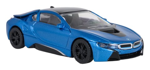 Autko Metalowe 1:43 BMW i8 Niebieskie RASTAR