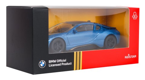 Autko Metalowe 1:43 BMW i8 Niebieskie RASTAR