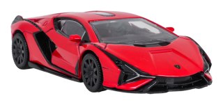 Autko Metalowe 1:43 Lamborghini Sian Czerwone RASTAR