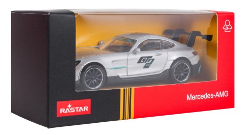 Autko Metalowe 1:43 Mercedes-AMG GT2 Srebrny RASTAR