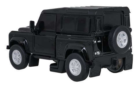 Autko Metalowe/Robot 2w1 1:32 Land Rover Defender Czarny RASTAR