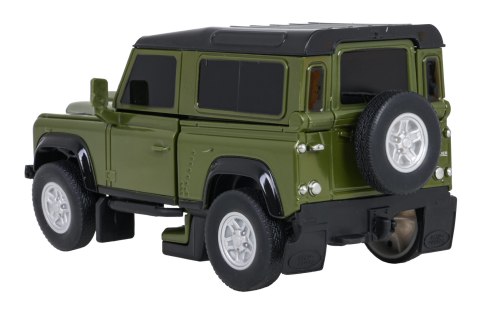 Autko Metalowe/Robot 2w1 1:32 Land Rover Defender Zielony RASTAR