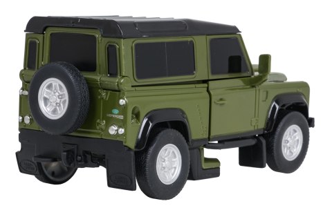Autko Metalowe/Robot 2w1 1:32 Land Rover Defender Zielony RASTAR