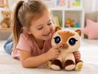Hasbro Littlest Pet Shop maskotka beżowy KOTEK 16cm ZA6725