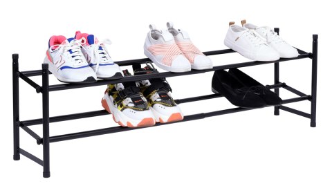 Regał na buty Lena - 1 moduł czarna