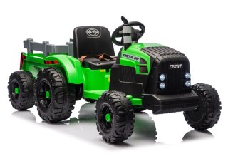Traktor Na Akumulator CH9959B Z Przyczepą Jasno Zielony 24V