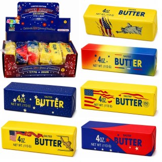 Gniotek Kostka Masła Butter USA Pachnący Piankowy Masło Squishy 13.5 cm