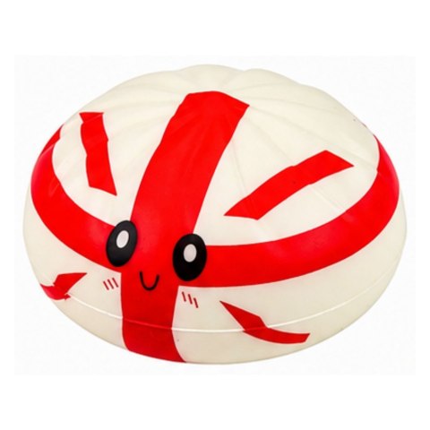 Gniotek Pierożek Dumpling Pieróg z Flagami Pachnący Piankowy Pudełko 8.5 cm