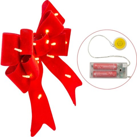 KOKARDA DEKORACYJNA 25CM LED