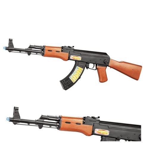 Karabin Zabawkowy AK-47 Dla Dzieci Światła Dźwięki 68,5 cm