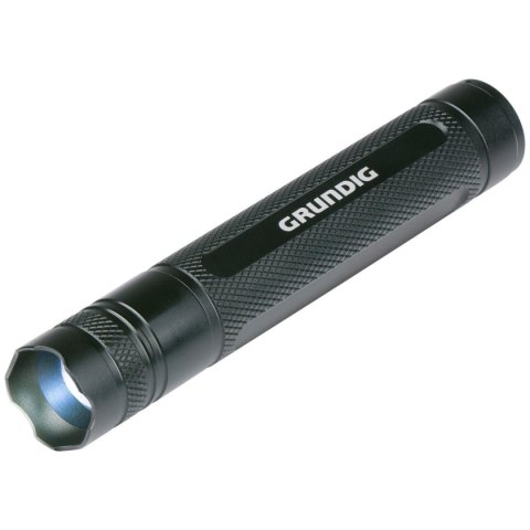 LATARKA RĘCZNA LED GRUNDIG 3,5W 160 LM 65 M ALUMINIOWA CZARNA
