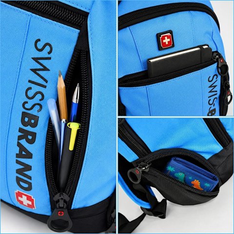 PLECAK TURYSTYCZNY MIEJSKI 20L SWISSBRAND NIEBIESKI