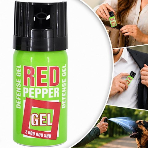 GAZ PIEPRZOWY DEFENCE GREEN GEL 2MLN SHU CONE 40ML 10040-C SHARG