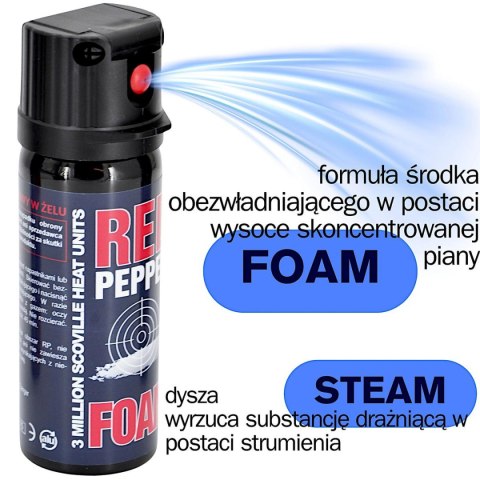 GAZ PIEPRZOWY GRAPHITE FOAM 3MLN SHU STREAM 50ML 11050-FS SHARG