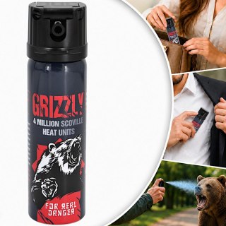 GAZ PIEPRZOWY GRIZZLY GEL 4MLN SHU 26.4% OC 63ML STOŻEK 13063-C SHARG