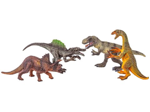 Figurki Dinozaurów Zestaw 4 Figurek DINOZAUR Dinozaury T-rex