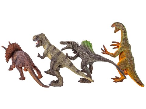 Figurki Dinozaurów Zestaw 4 Figurek DINOZAUR Dinozaury T-rex
