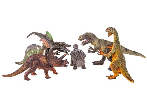 Figurki Dinozaurów Zestaw 6 Figurek DINOZAUR Dinozaury T-rex Tyranozaur