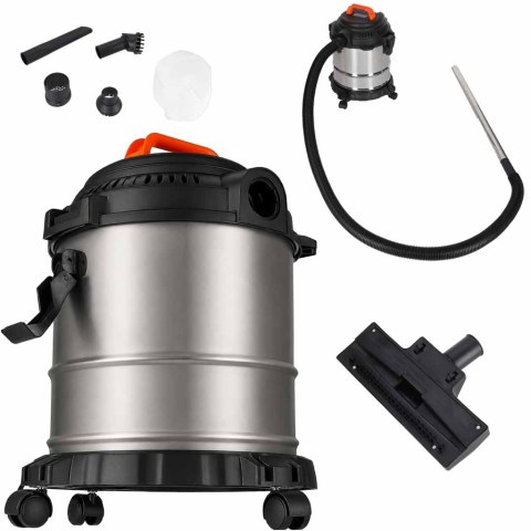 Odkurzacz warsztatowy do kominka sucho mokro dmuchawa 20L 22000Pa 2000W