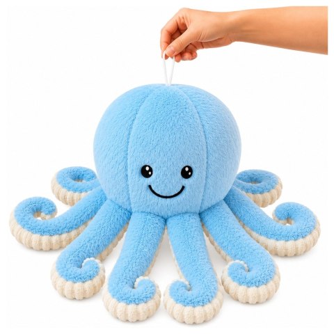 Pluszowa Ośmiornica Maskotka Przytulanka Sprężyste Macki Niebieska 50 cm