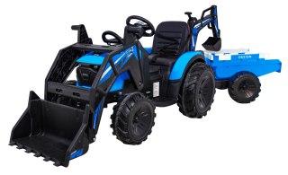 Pojazd Traktor Z Przyczepą 720-T Niebieski