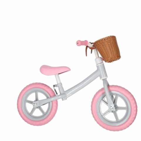 Rowerek biegowy Trike Fix Balance z koszykiem różowy