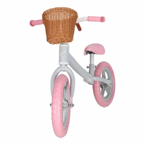Rowerek biegowy Trike Fix Balance z koszykiem różowy