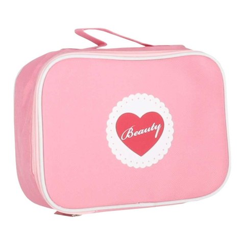 Zestaw kosmetyczny drewniany dla dziewczynki make up beauty kosmetyczka akcesoria