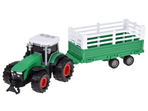 Farma dla Dzieci ze Zwierzętami Traktor Przyczepa Światło Dźwięk ZA6308
