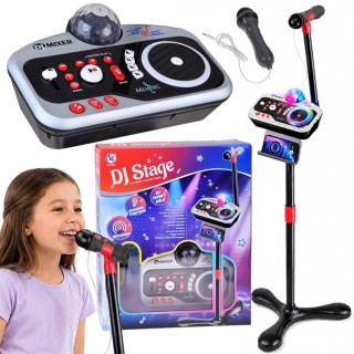 Konsola Mikser DJ dla Dzieci z Mikrofon Disco Kula Karaoke Bluetooth IN0196