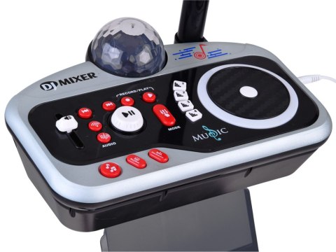 Konsola Mikser DJ dla Dzieci z Mikrofon Disco Kula Karaoke Bluetooth IN0196