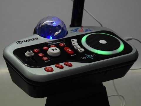 Konsola Mikser DJ dla Dzieci z Mikrofon Disco Kula Karaoke Bluetooth IN0196