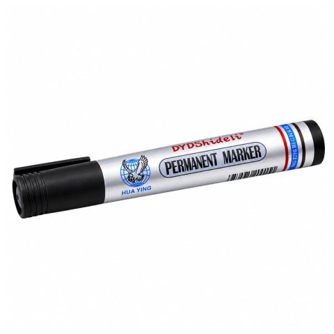 Marker Pisak Wodoodporny Permanentny Okrągła Końcówka Czarny