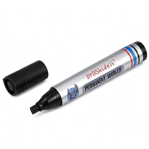 Marker Pisak Wodoodporny Permanentny Okrągła Końcówka Czarny