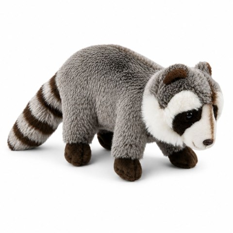 Pluszowy Szop Maskotka Przytulanka Realistyczny Szary 45 cm
