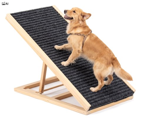 Rampa regulowana drewniana dla zwierząt - Imola
