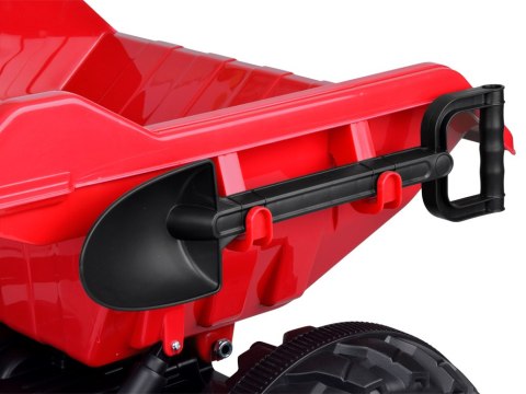 TRAKTOR na akumulator z przyczepą i ruchomym kiprem PA0347