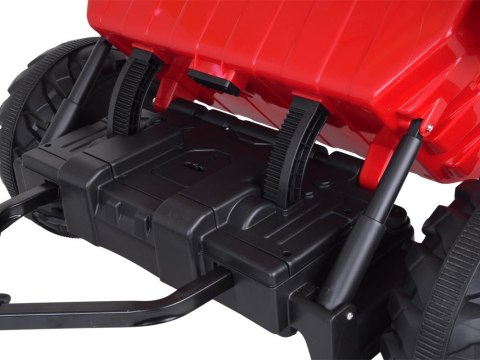 TRAKTOR na akumulator z przyczepą i ruchomym kiprem PA0347