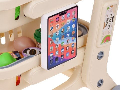 Wózek Sklepowy dla Dzieci 2w1 Produkty spożywcze Tablet ZA6346