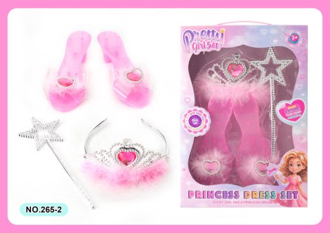 Zestaw Stylizacji Dla Księżniczki Buty i Kolia