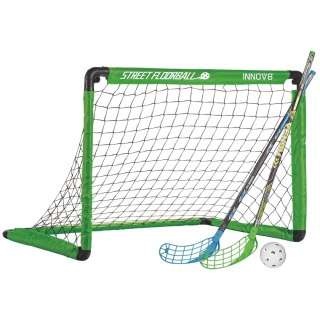 BRAMKA SKŁADANA UNIHOKEJ 2 KIJE I PIŁECZKA 91x6xX61CM ENERO