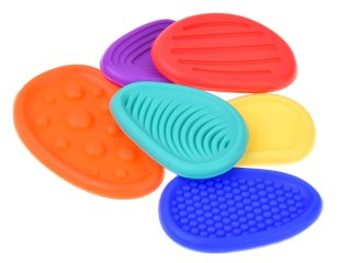 Kamienie Sensoryczne Silikonowe Fidget Toys 6 szt. Różne Faktury ZA6423
