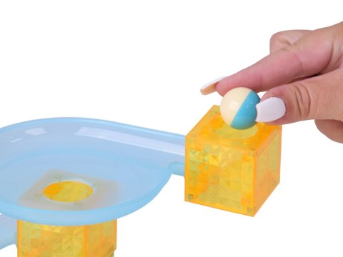 Klocki Magnetyczne Tor Kulkowy Kulodrom 75 Elementów Kulki ZA6315