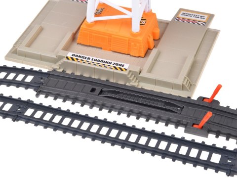 Kolejka Elektryczna Pociąg Tory 300 cm Wagony Dźwig Zwrotnice RC0783