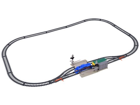 Kolejka Elektryczna Pociąg Towarowy Tory 335 cm Przejazd Rogatki RC0781
