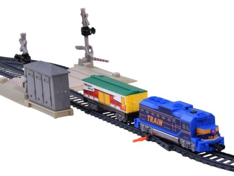 Kolejka Elektryczna Pociąg Towarowy Tory 335 cm Przejazd Rogatki RC0781