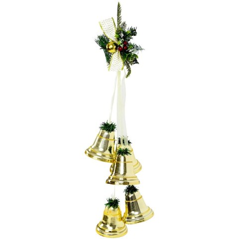 STROIK DEKORACYJNY DZWONIKI DŁ. 71CM CHAMPAGNE