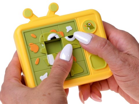Dwustronna Układanka Sensoryczna DINOZAUR Labirynt Puzzle Przesuwne ZA6425