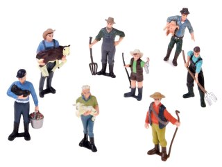FIGURKI FARMA 8 szt. - zestaw własnych chłopów HOP HOP HOP! ZA6427